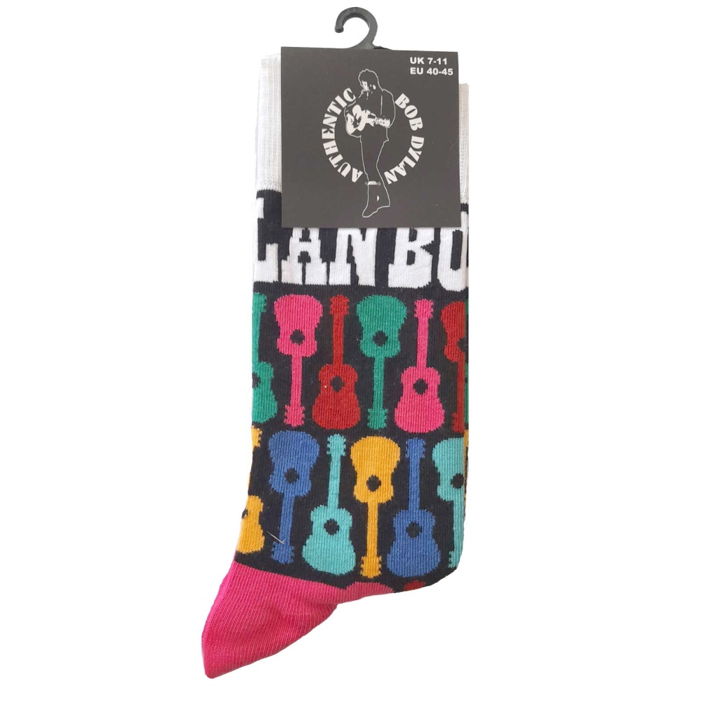 Bob Dylan - Guitar Pattern Sokken - EU 40-45 - Multicolours